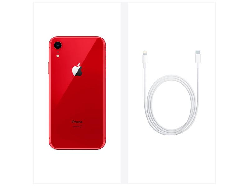 iPhone XR Apple 128GB (PRODUCT)RED 6,1” 12MP iOS - iPhone